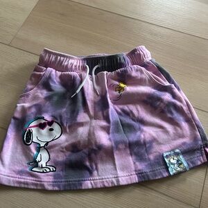 Kids justice snoopy Tie-Dye Skirt size 12